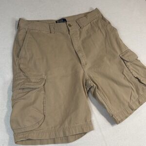Vintage Y2K Polo Ralph Lauren Cargo Shorts‎ Classic Chino Casual Beige 40 x 9